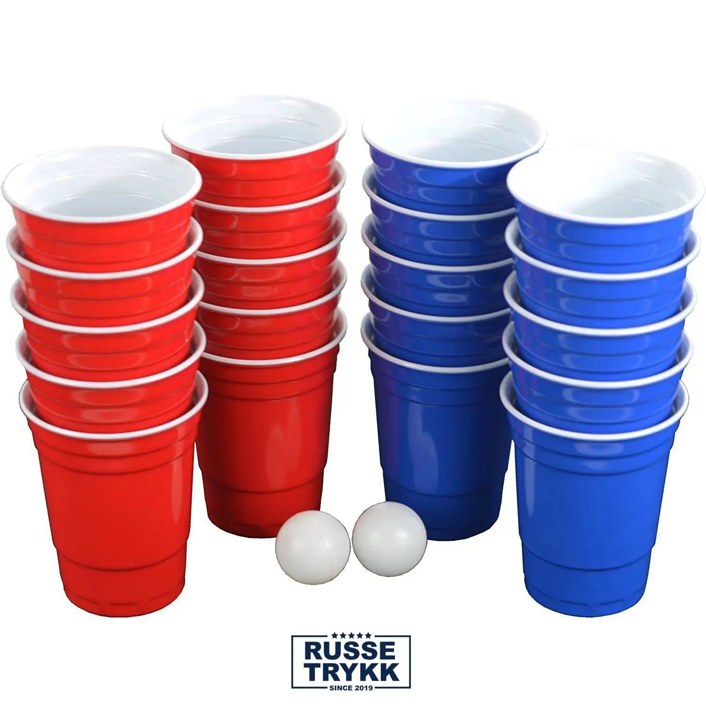 Beer pong kopper RUSSETRYKK