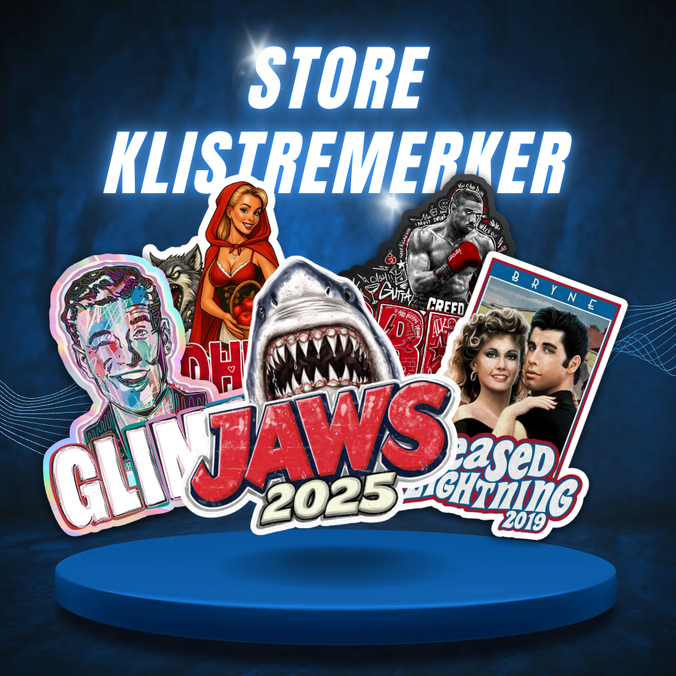 Store klistremerker