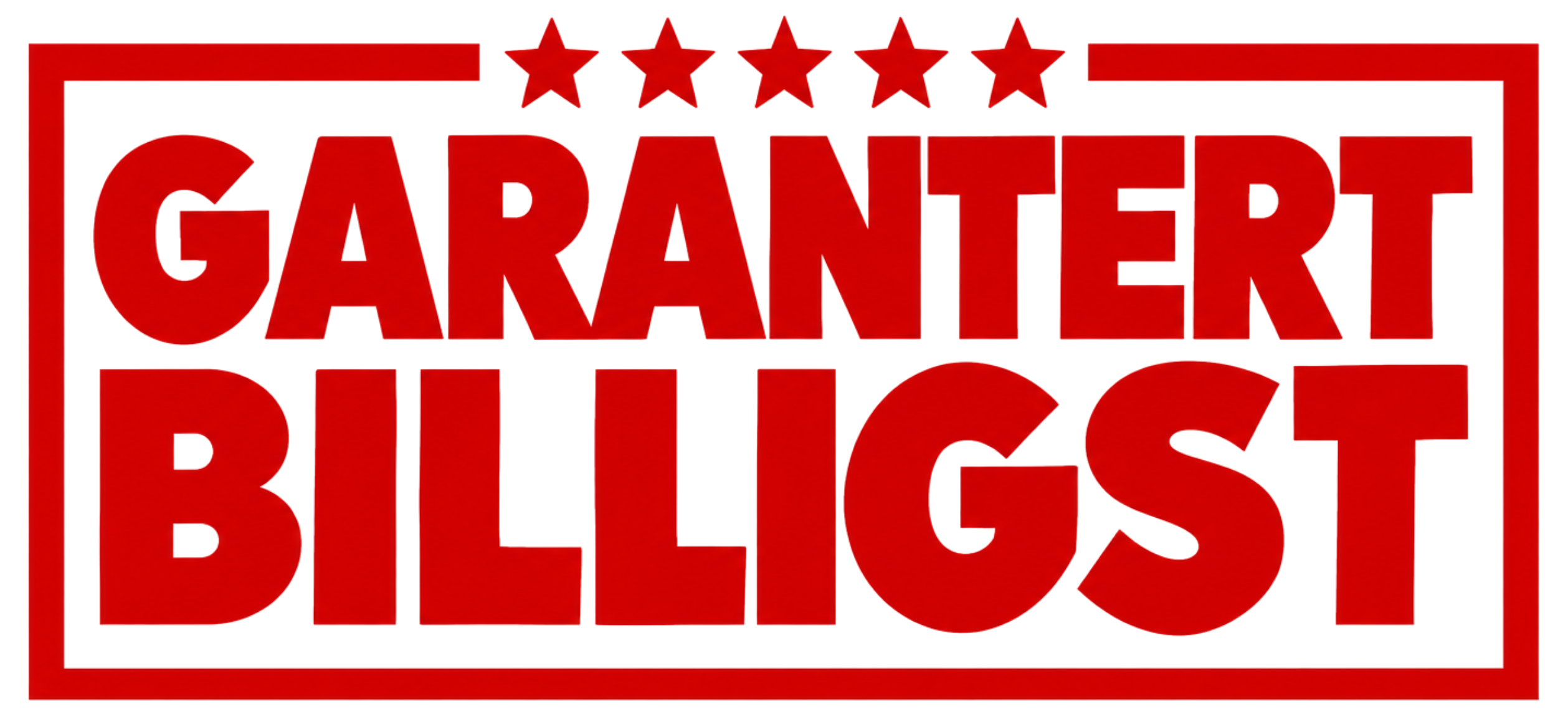 Garantert billigst – sjekk tilbudet på stickers